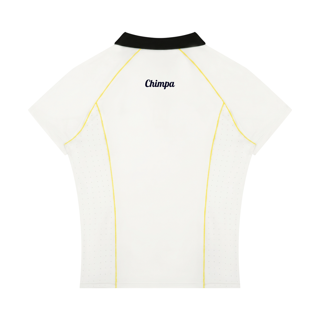 Women’s Slim Fit Quarter-Zip Polo Shirt