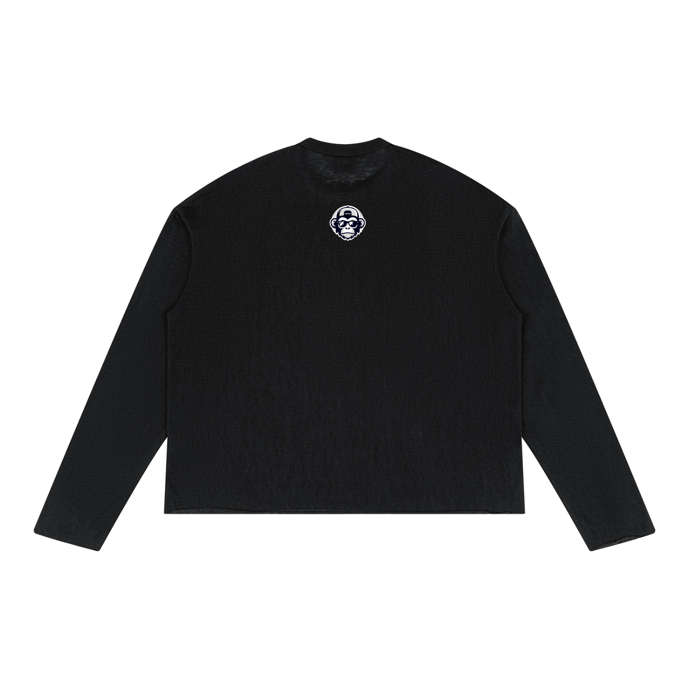 Unisex Raw Edge Long Sleeve T-Shirt