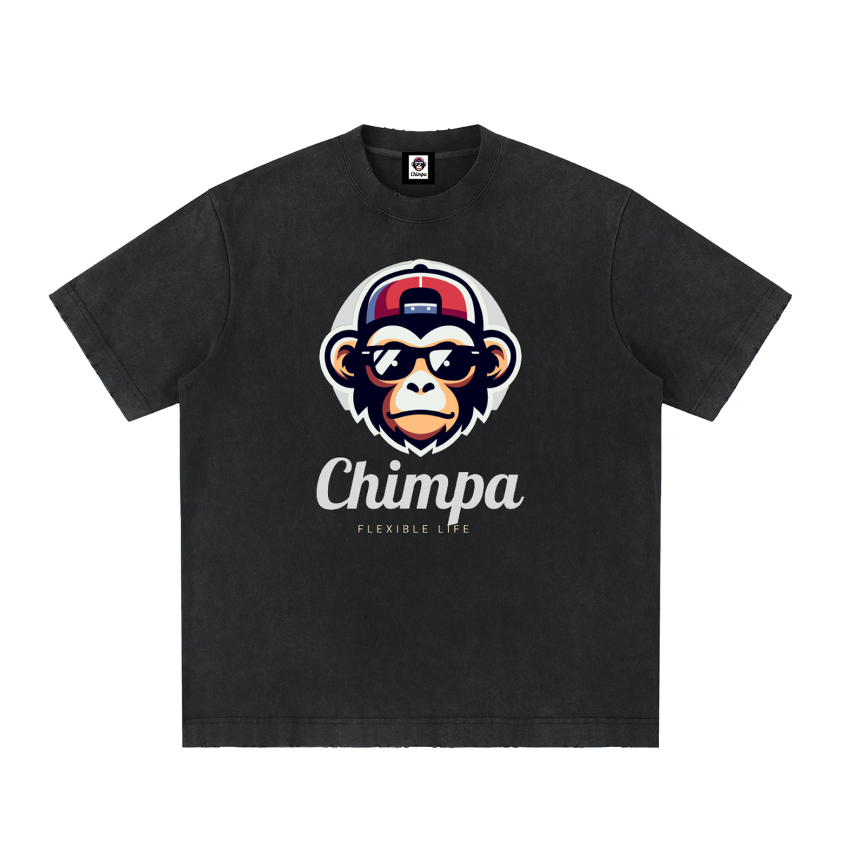 Heavyweight Vintage Washed Frayed T-Shirt