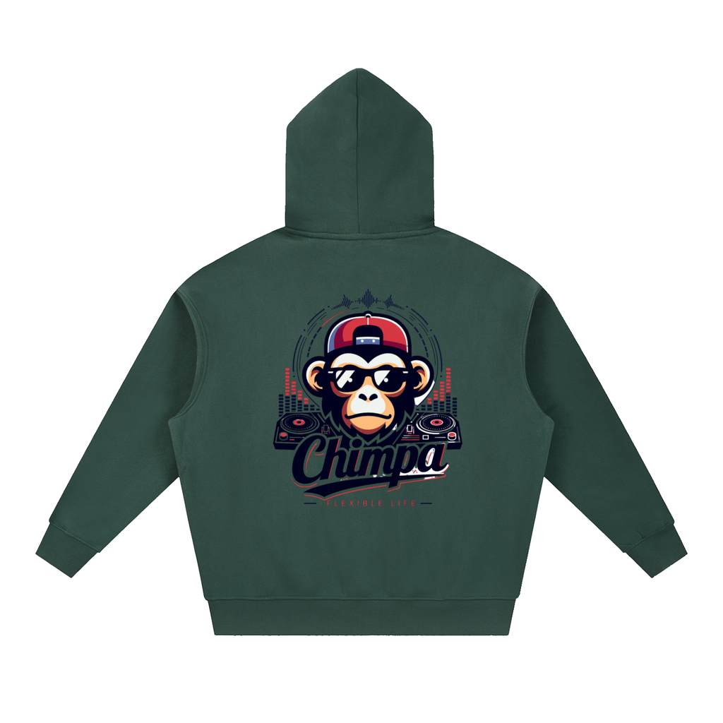 Essential Oversized Boxy Fit Fleece Hoodie