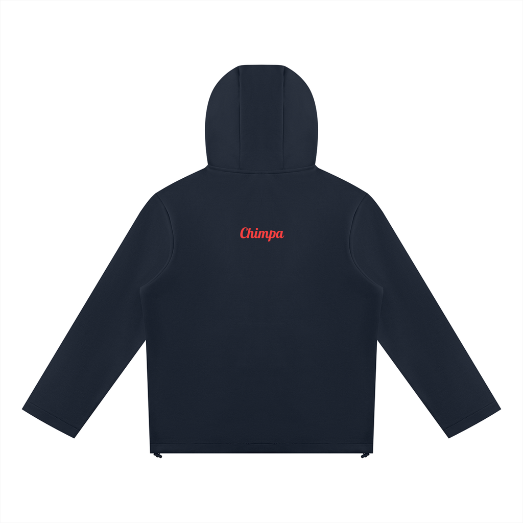 Unisex Paneled Full Zip Hoodie