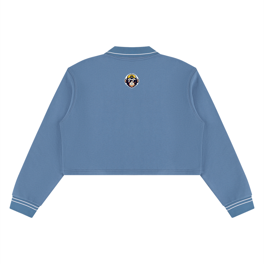 Women’s Crop Collared Sweatshirt
