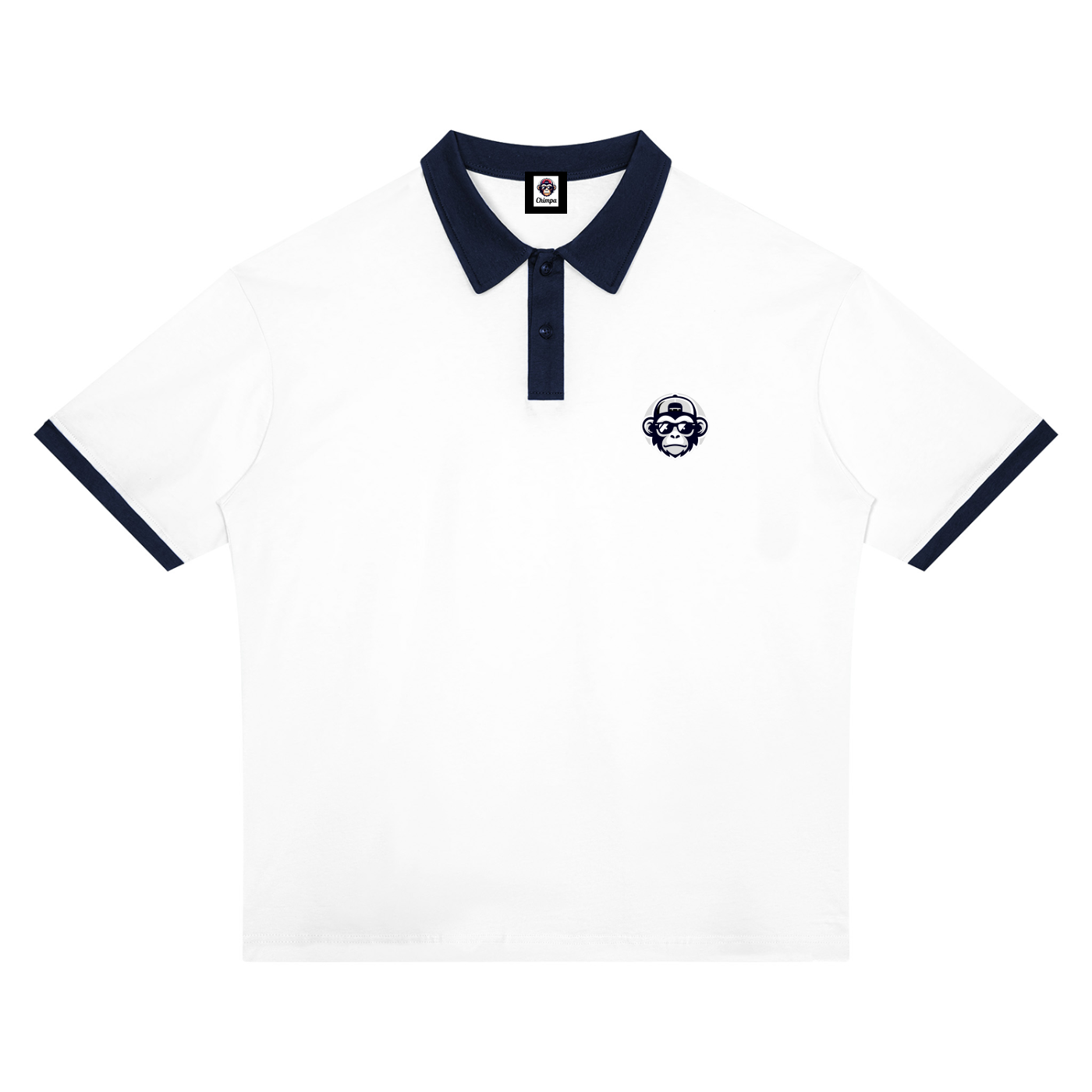 Unisex Color Block Polo Shirt