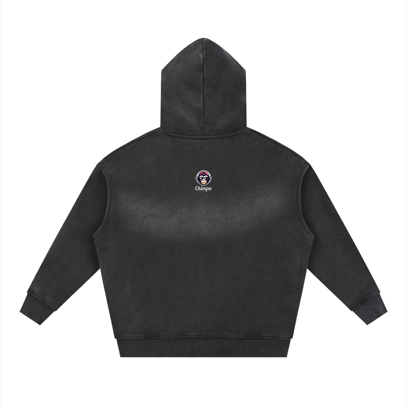 Sunfade Two-way Zipper Boxy Fleece Hoodie