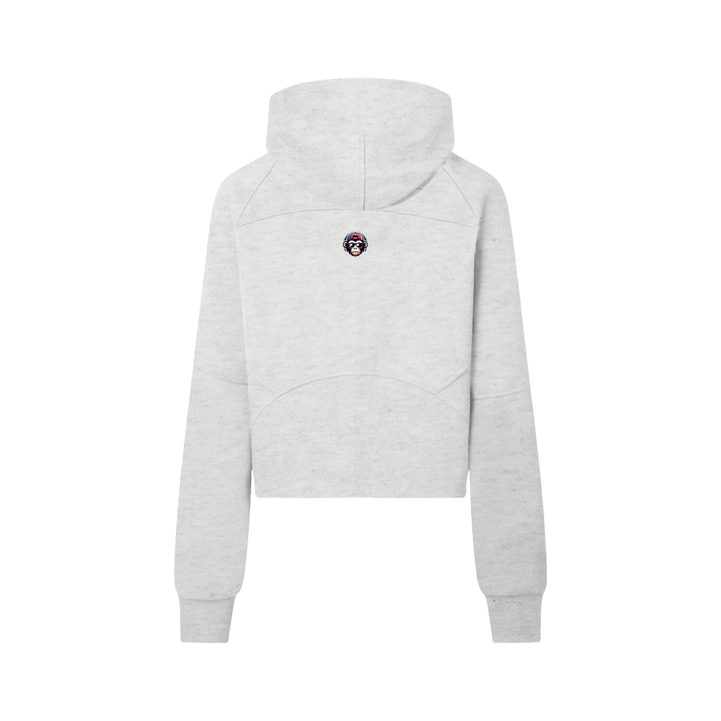 Cropped Half-Zip Hoodie