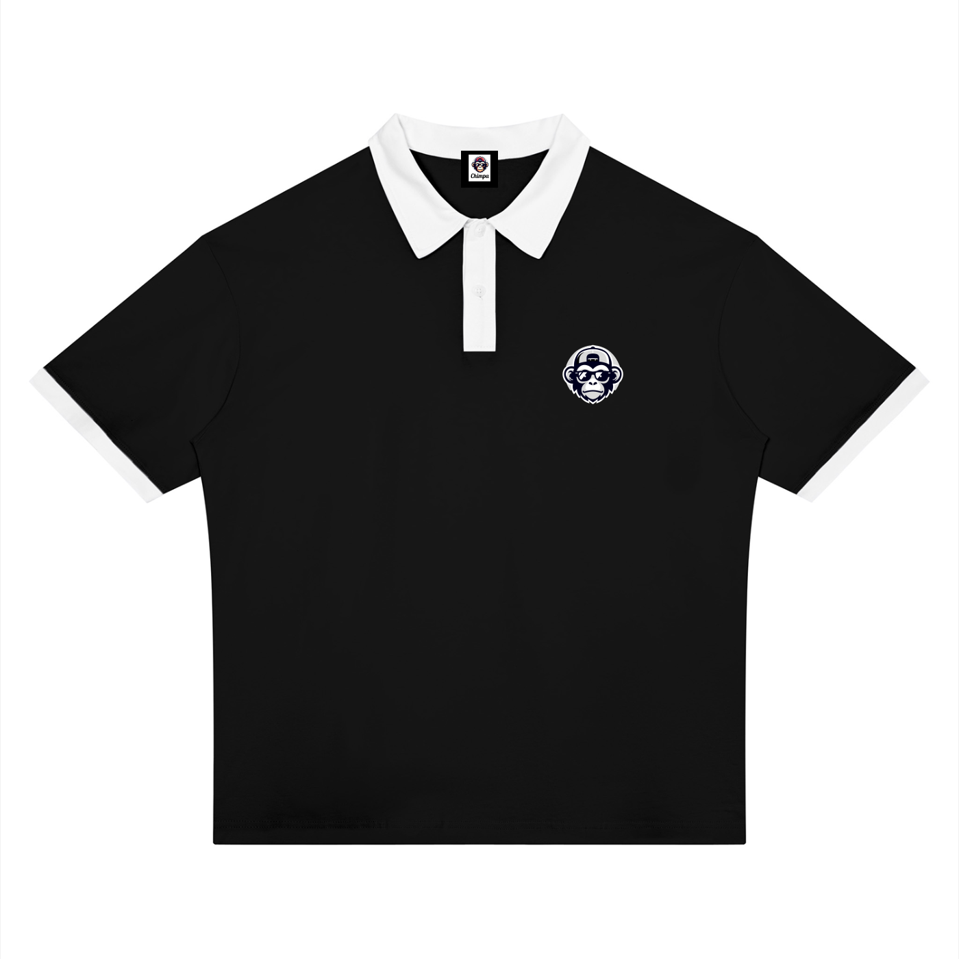 Unisex Color Block Polo Shirt
