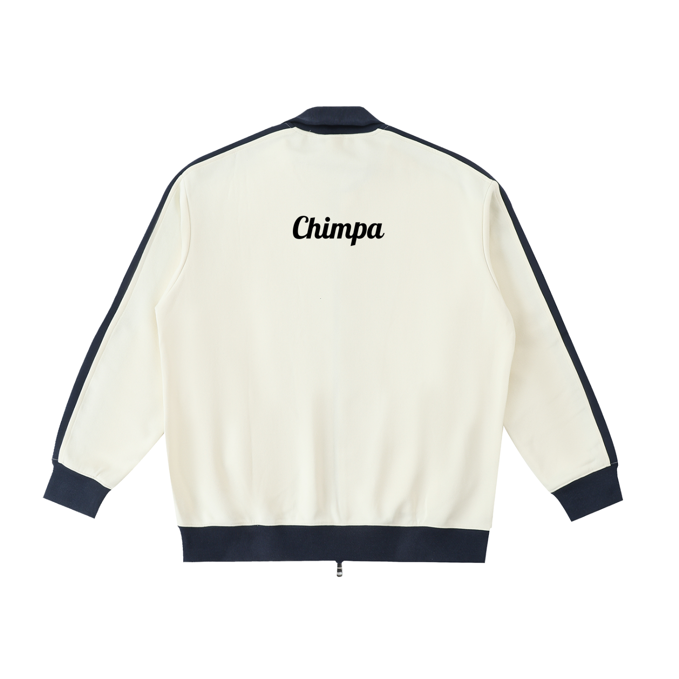 Contrast Trim Stand Collar Jacket