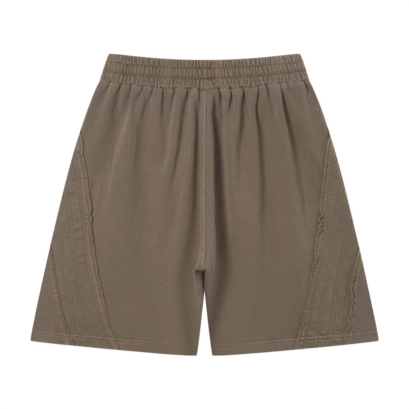 Unisex Vintage Wash Raw Edge Shorts