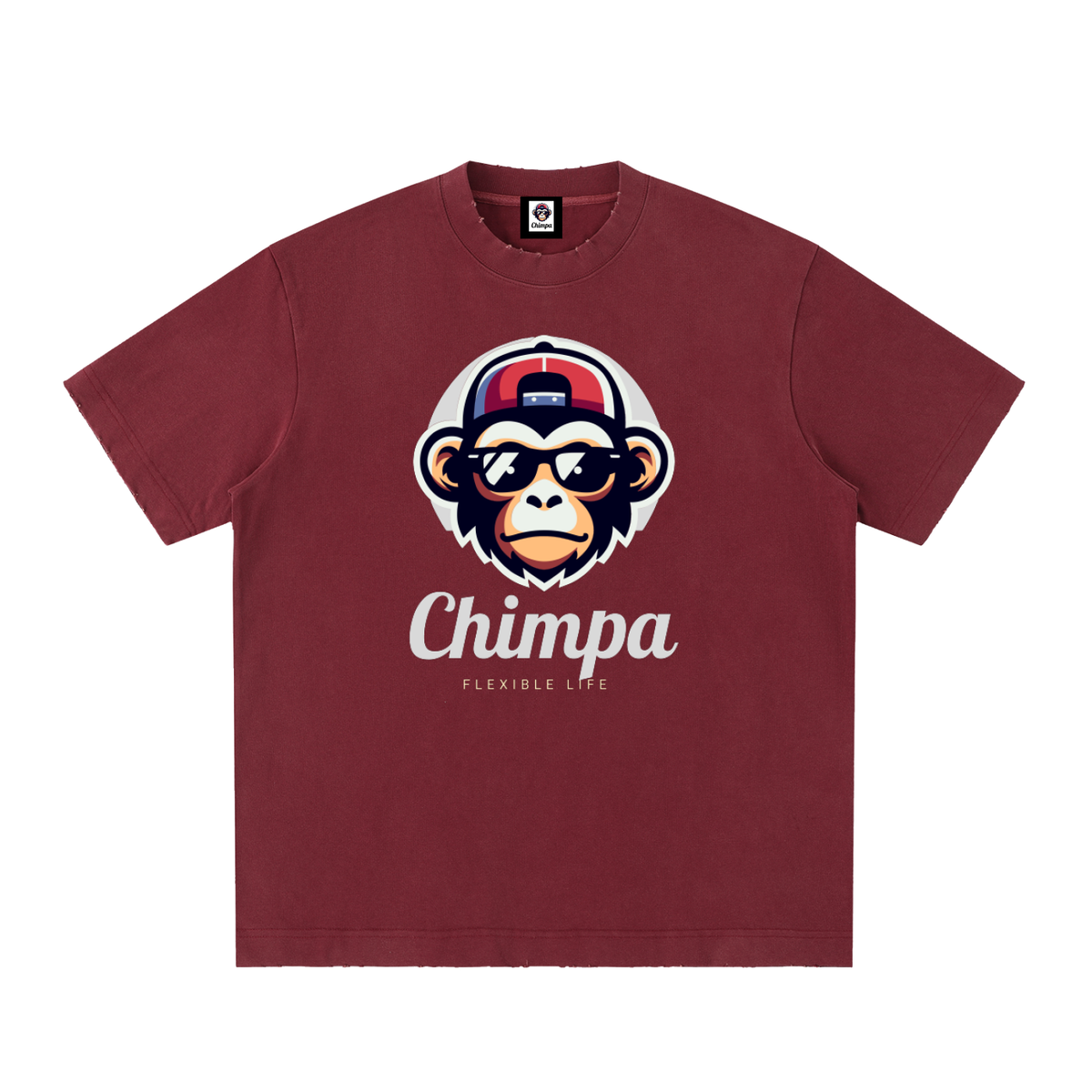 Heavyweight Vintage Washed Frayed T-Shirt