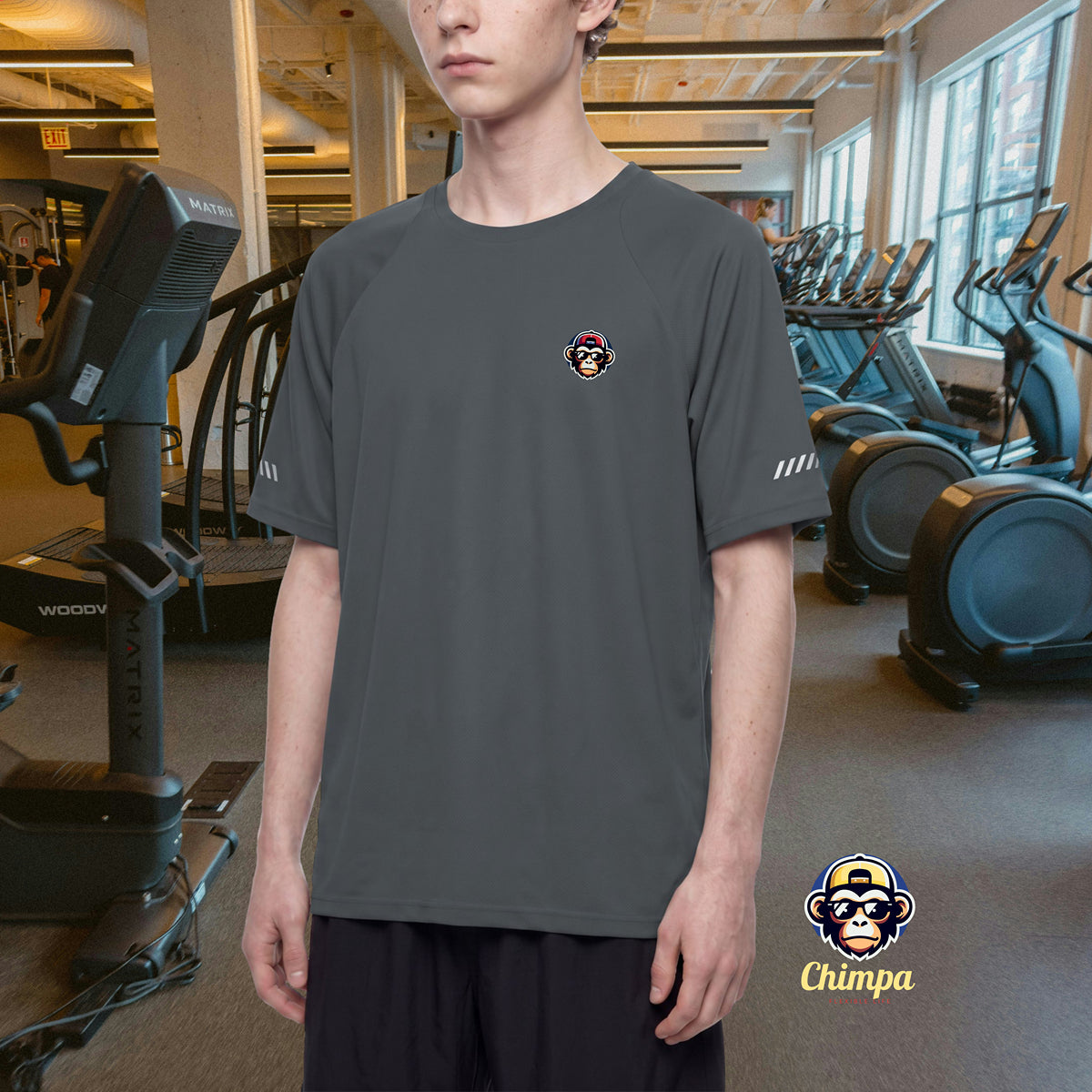Men’s Reflective Raglan T-Shirt