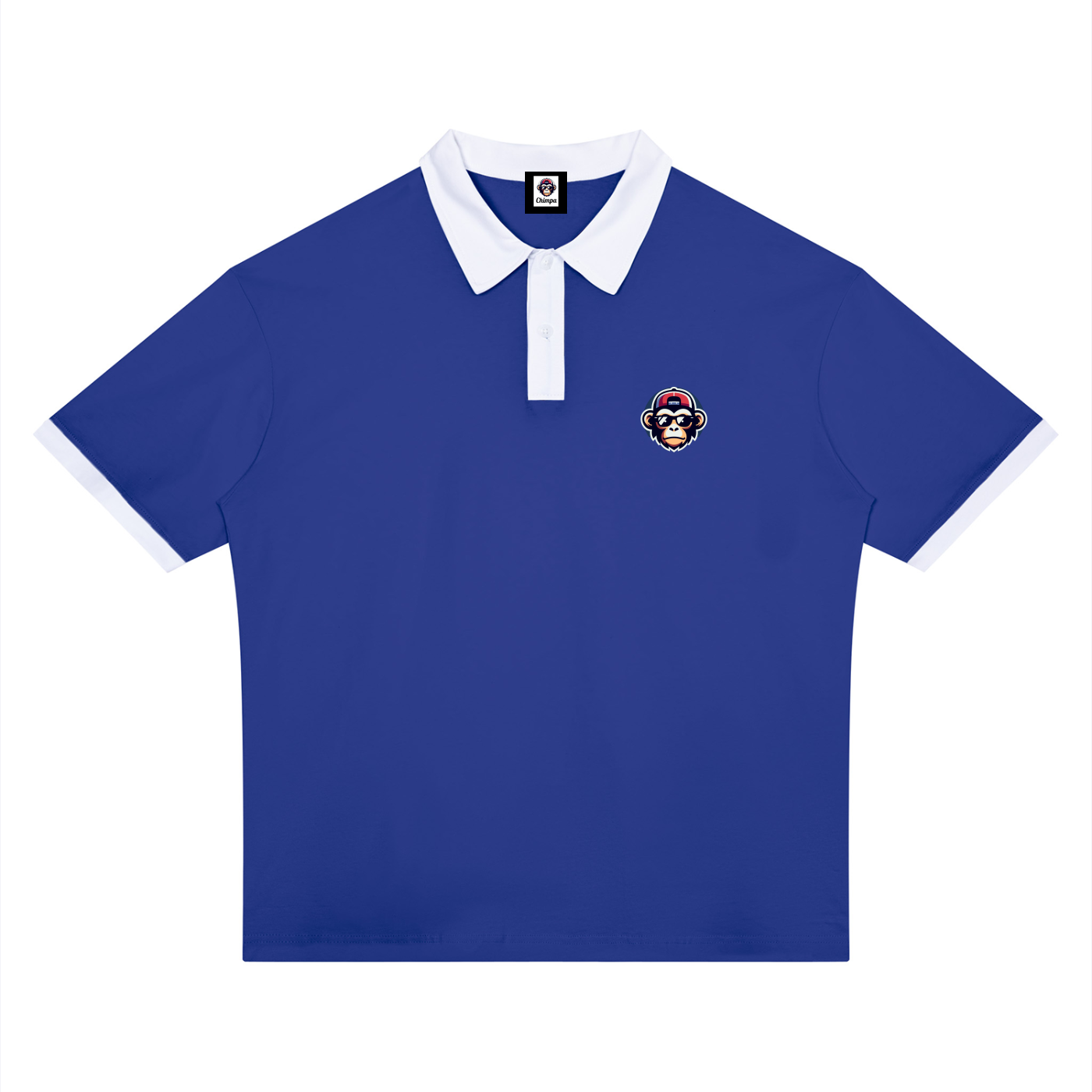 Unisex Color Block Polo Shirt