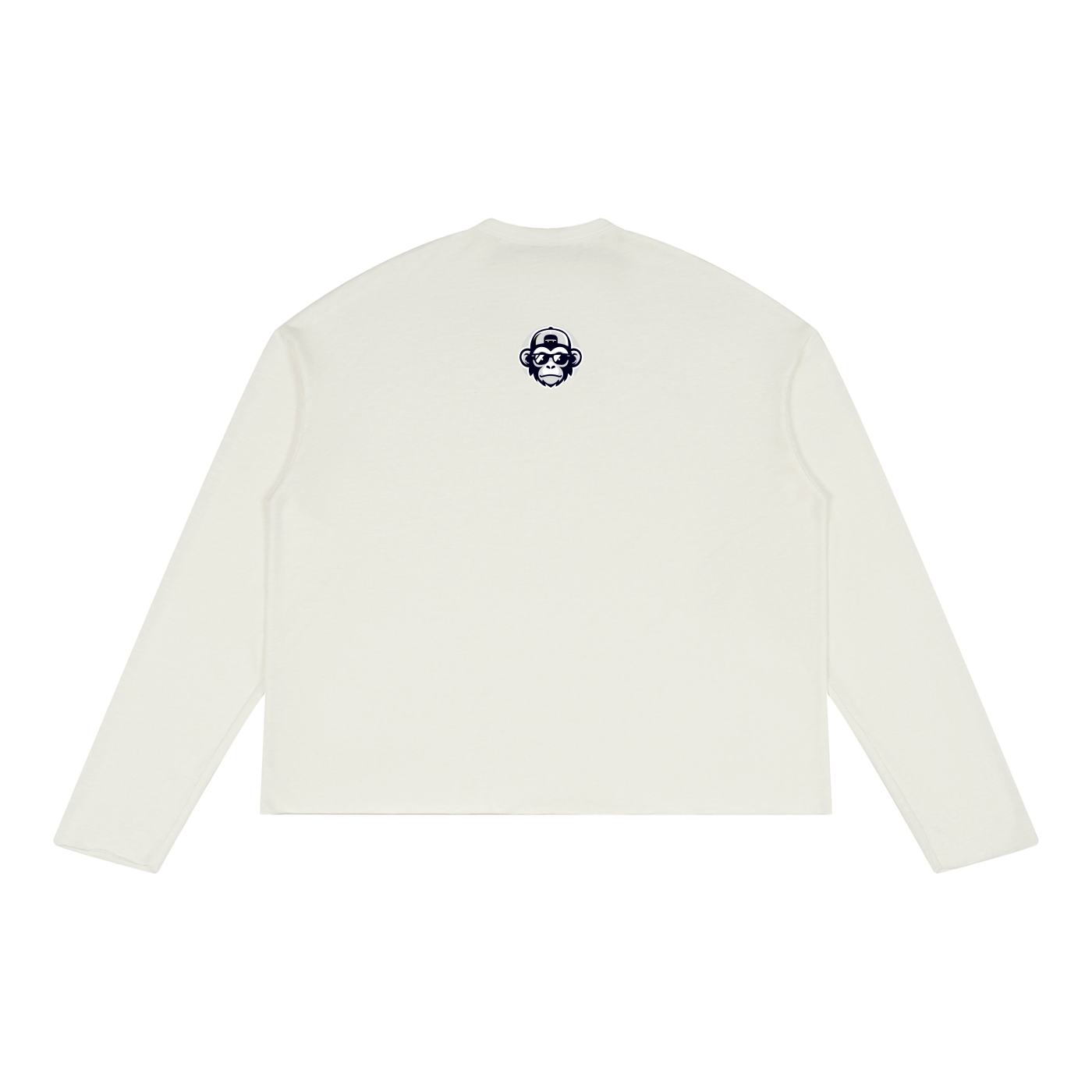 Unisex Raw Edge Long Sleeve T-Shirt