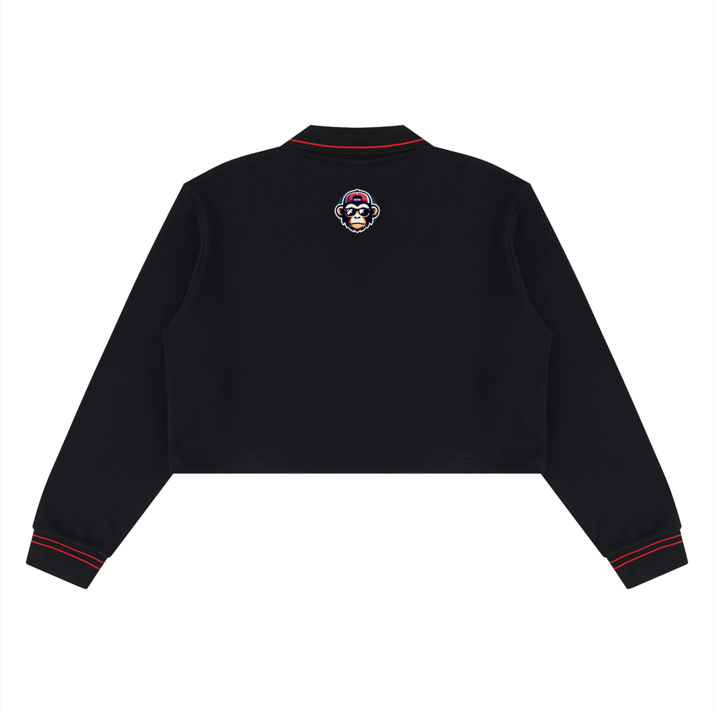 Women’s Crop Collared Sweatshirt