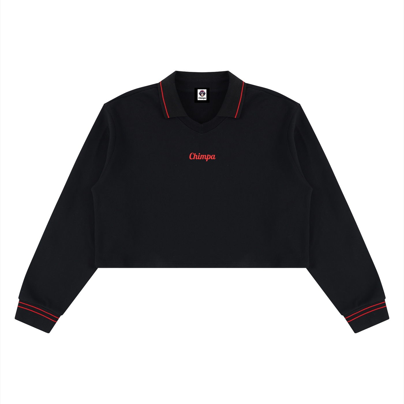Women’s Crop Collared Sweatshirt