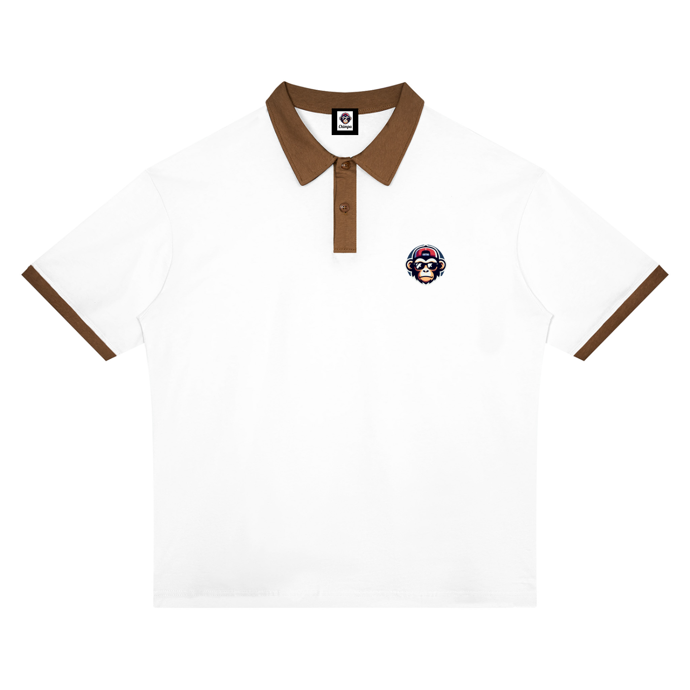 Unisex Color Block Polo Shirt