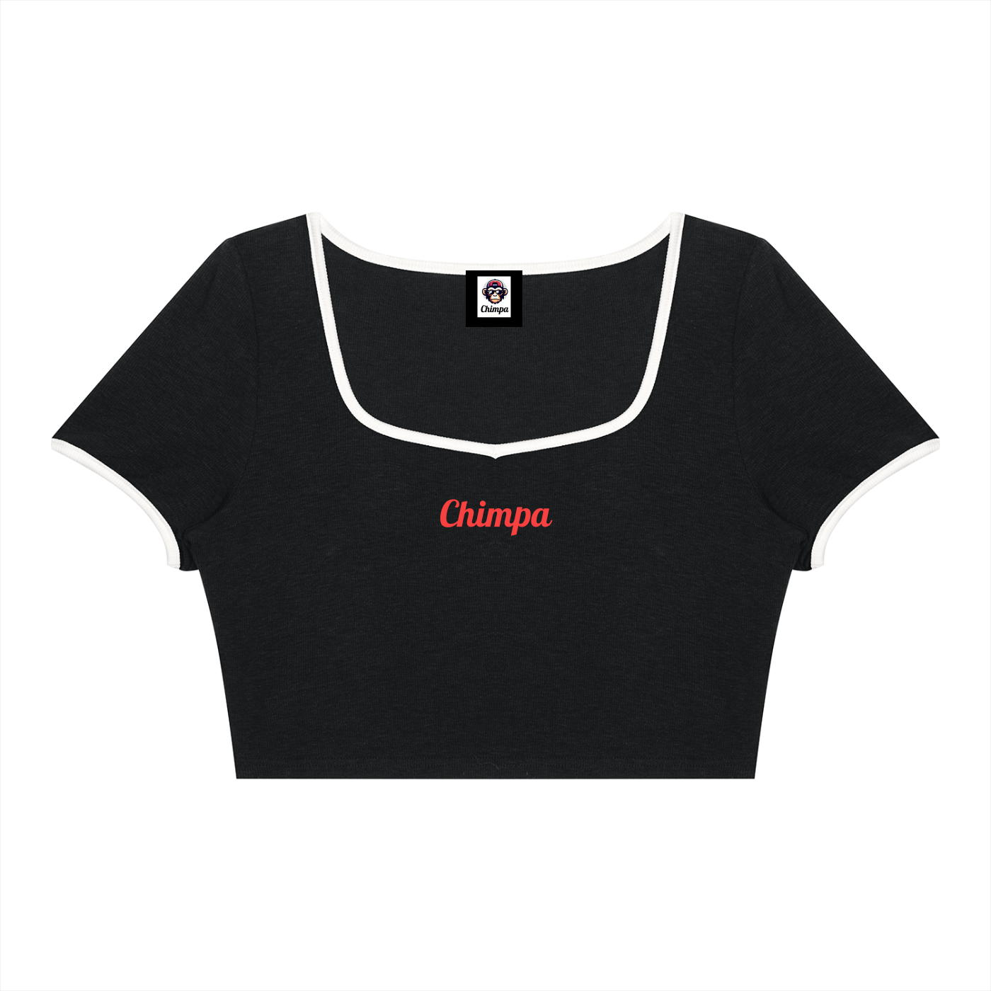 Women's Color Block Crop T-Shirt