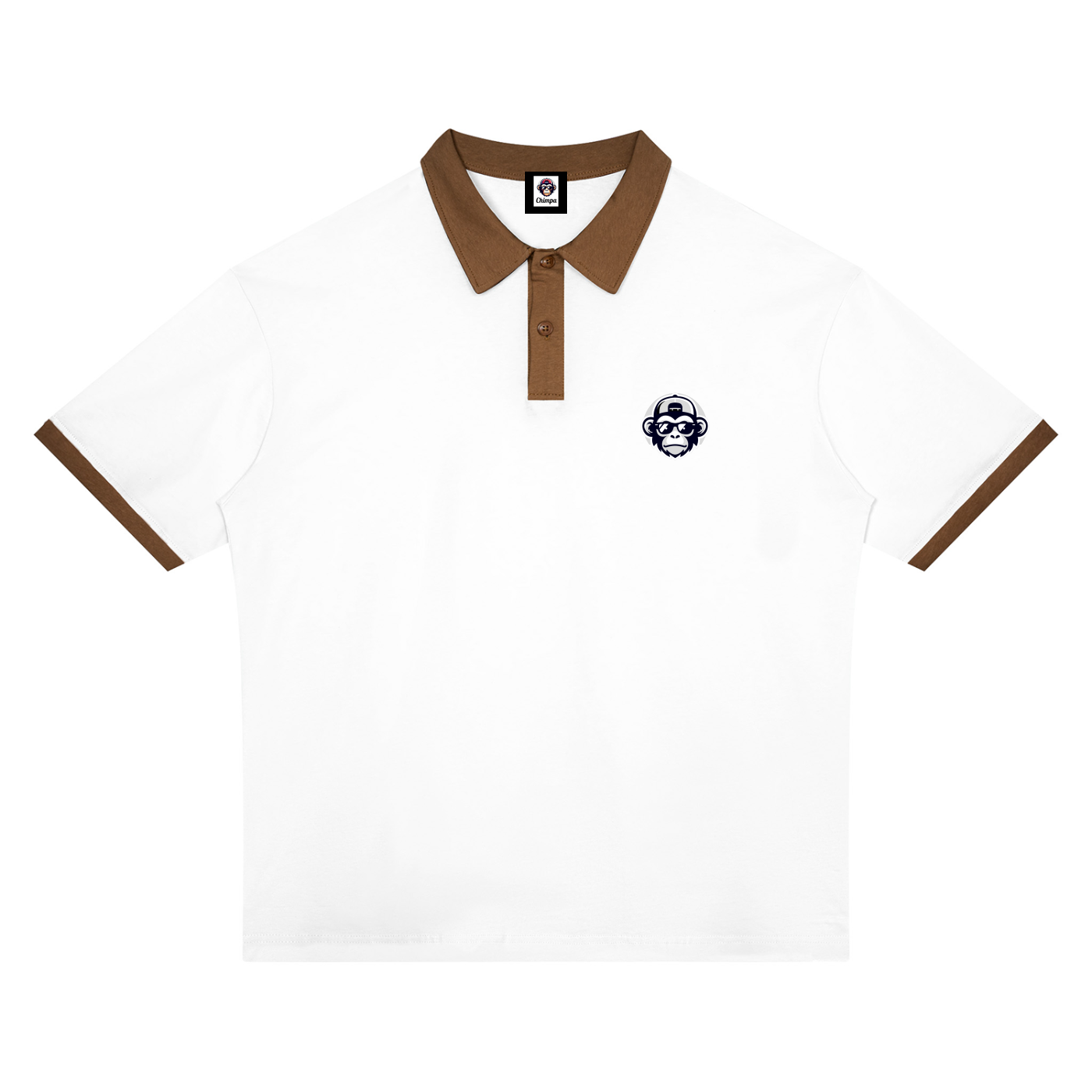 Unisex Color Block Polo Shirt