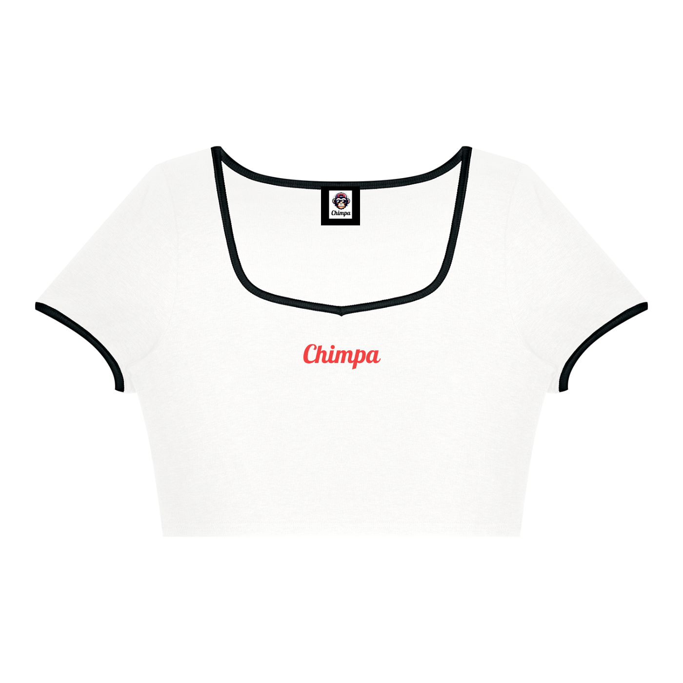 Women's Color Block Crop T-Shirt