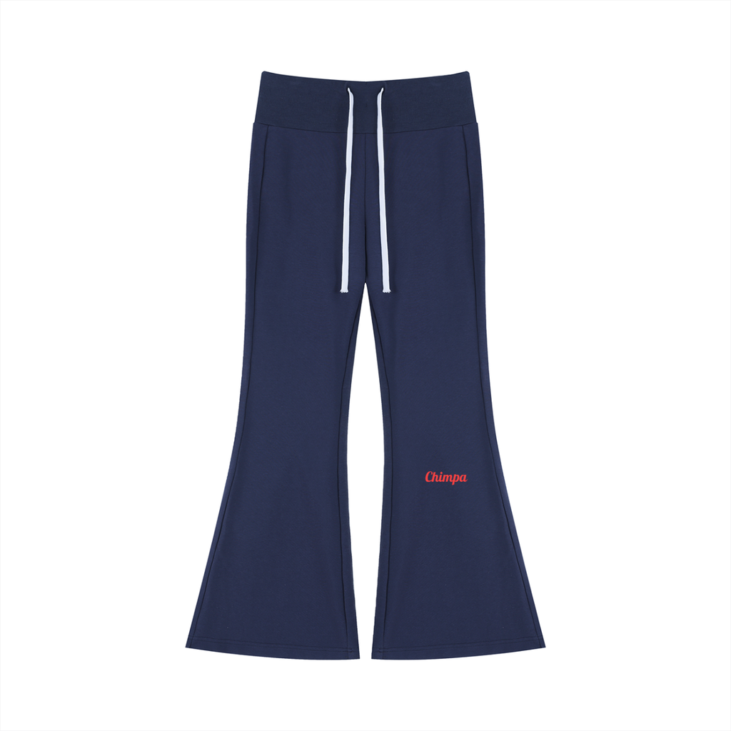 Women's Drawstring Flared Leg Pants