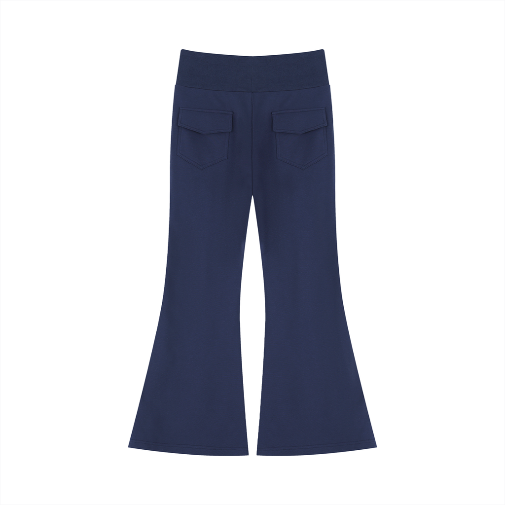 Women's Drawstring Flared Leg Pants