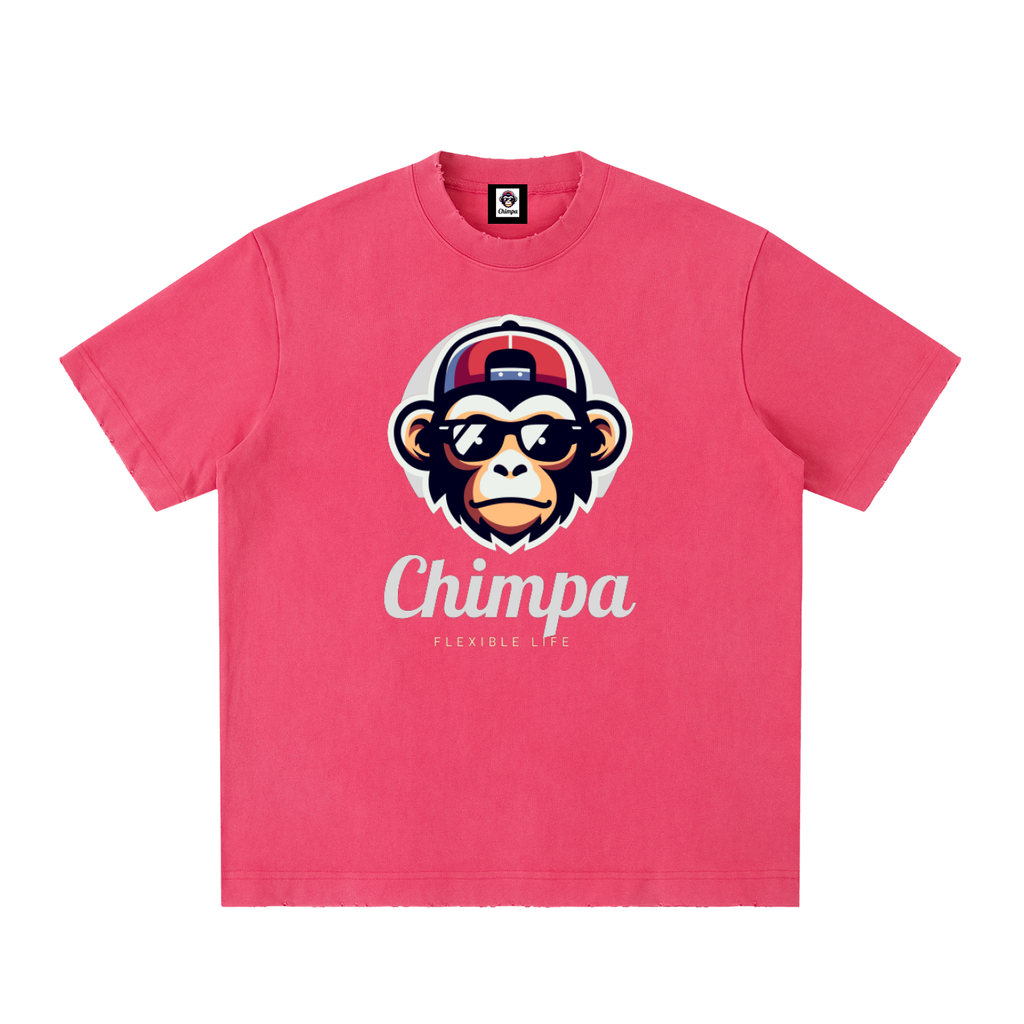 Heavyweight Vintage Washed Frayed T-Shirt