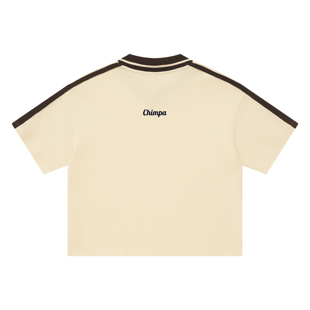 Unisex Color Block Polo Shirt