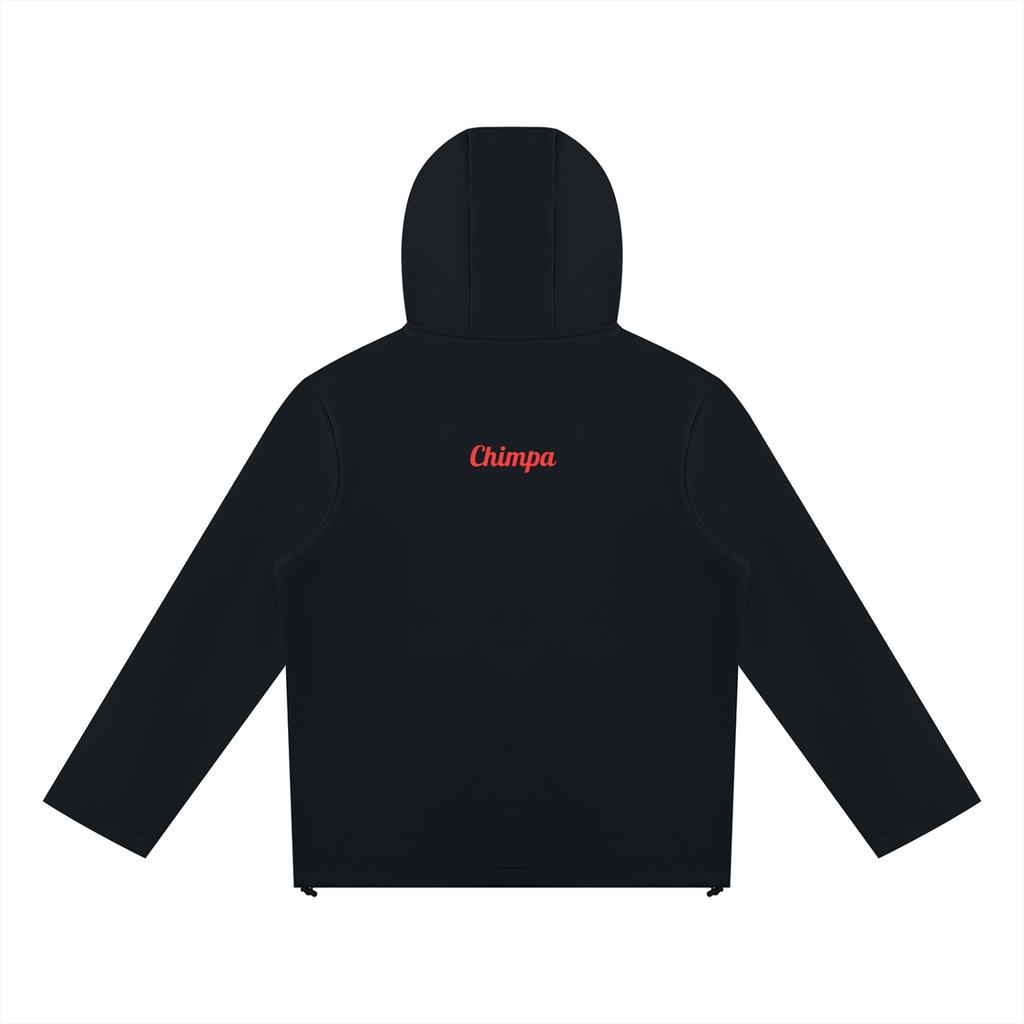 Unisex Paneled Full Zip Hoodie