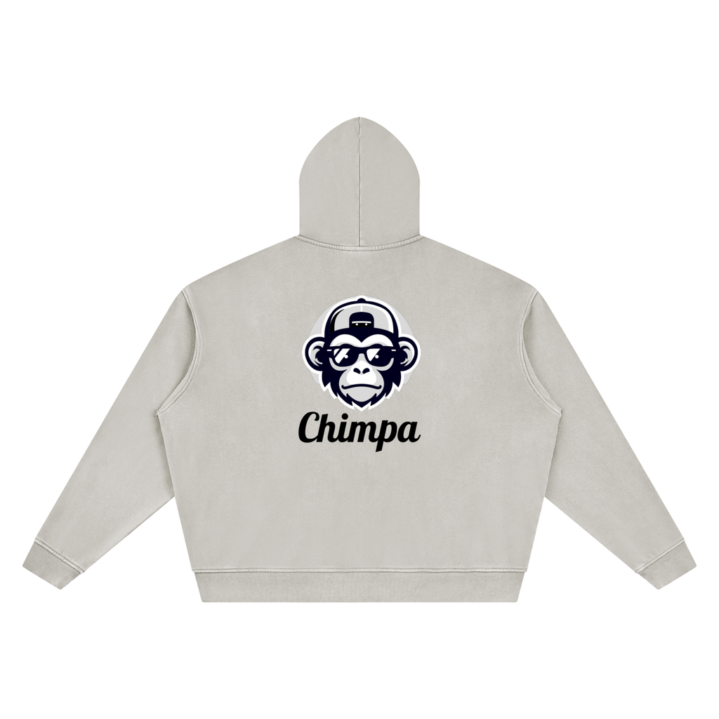 Unisex Vintage Wash Boxy Hoodie