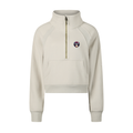 Cropped Half-Zip Sweatshirt