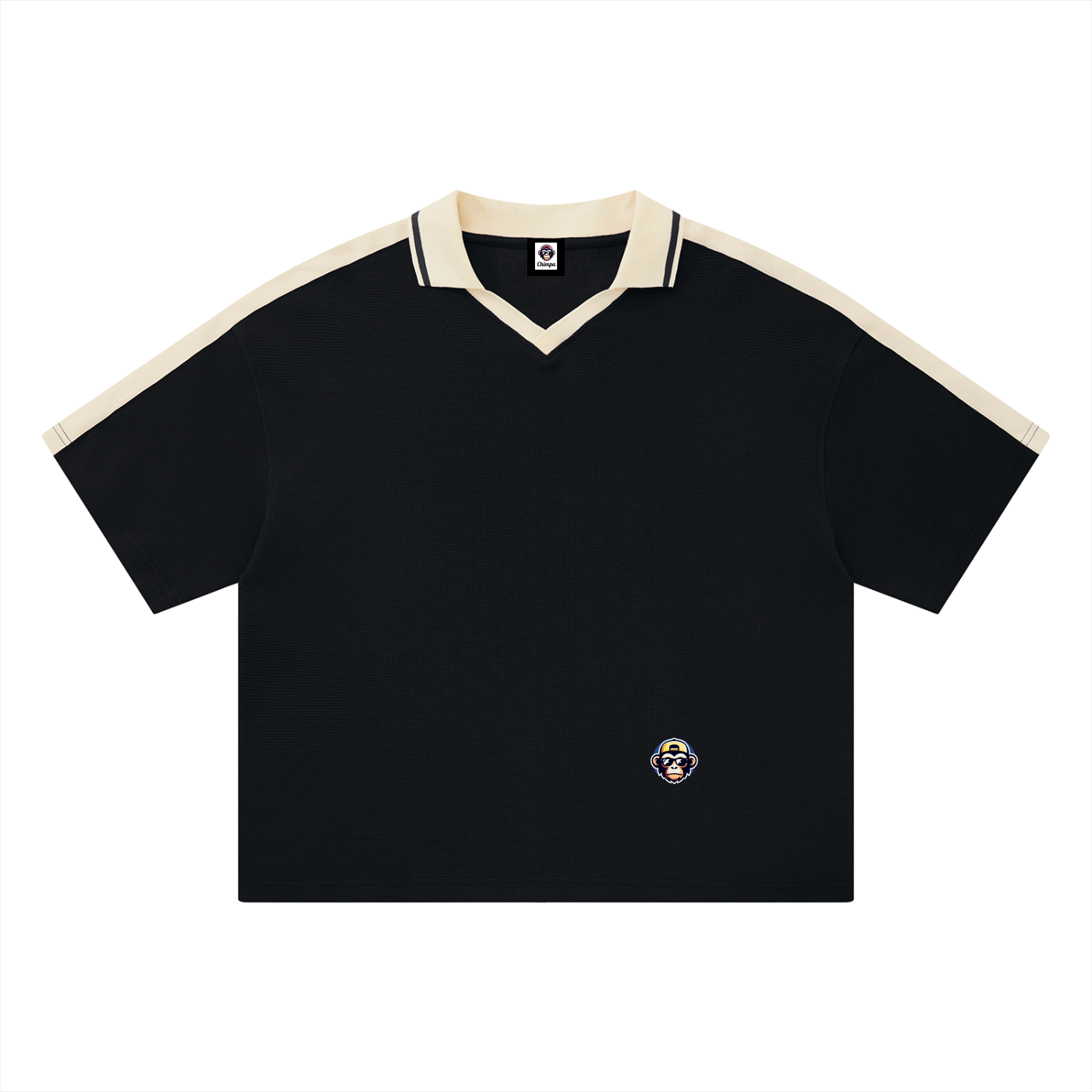 Unisex Color Block Polo Shirt