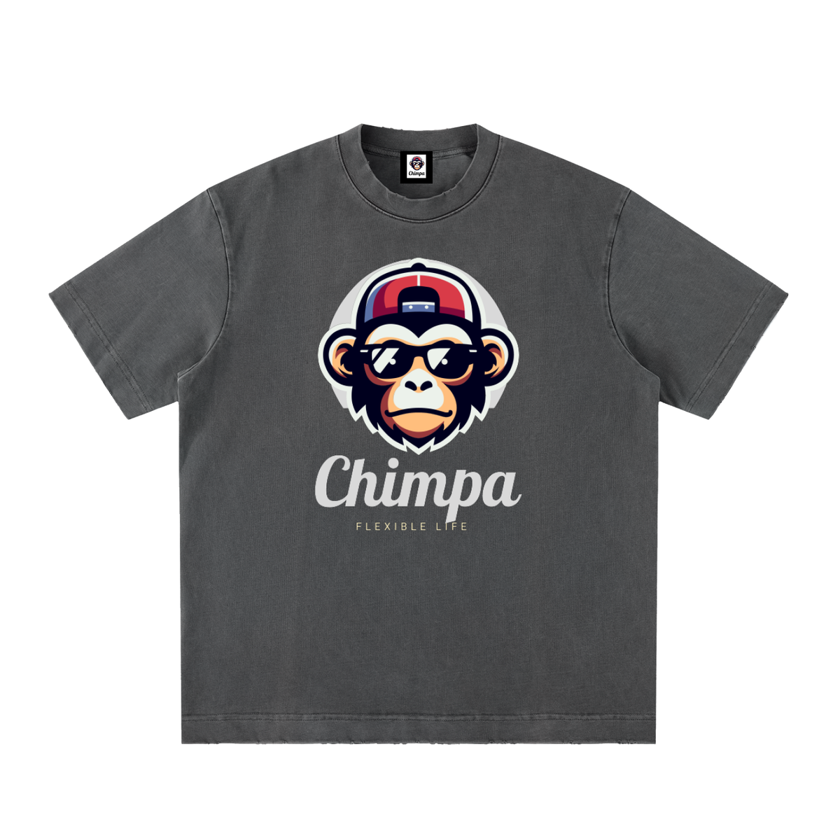 Heavyweight Vintage Washed Frayed T-Shirt