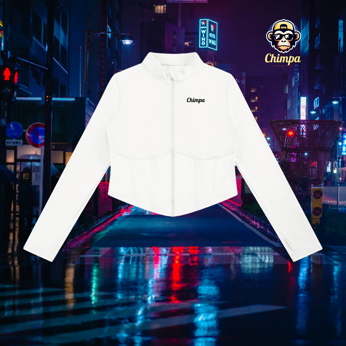 Women's Slim Fit Full-Zip Yoga Jacket