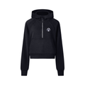 Cropped Half-Zip Hoodie