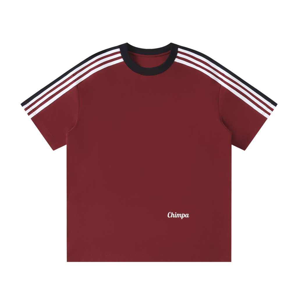 Unisex Colorblock Striped T-Shirt