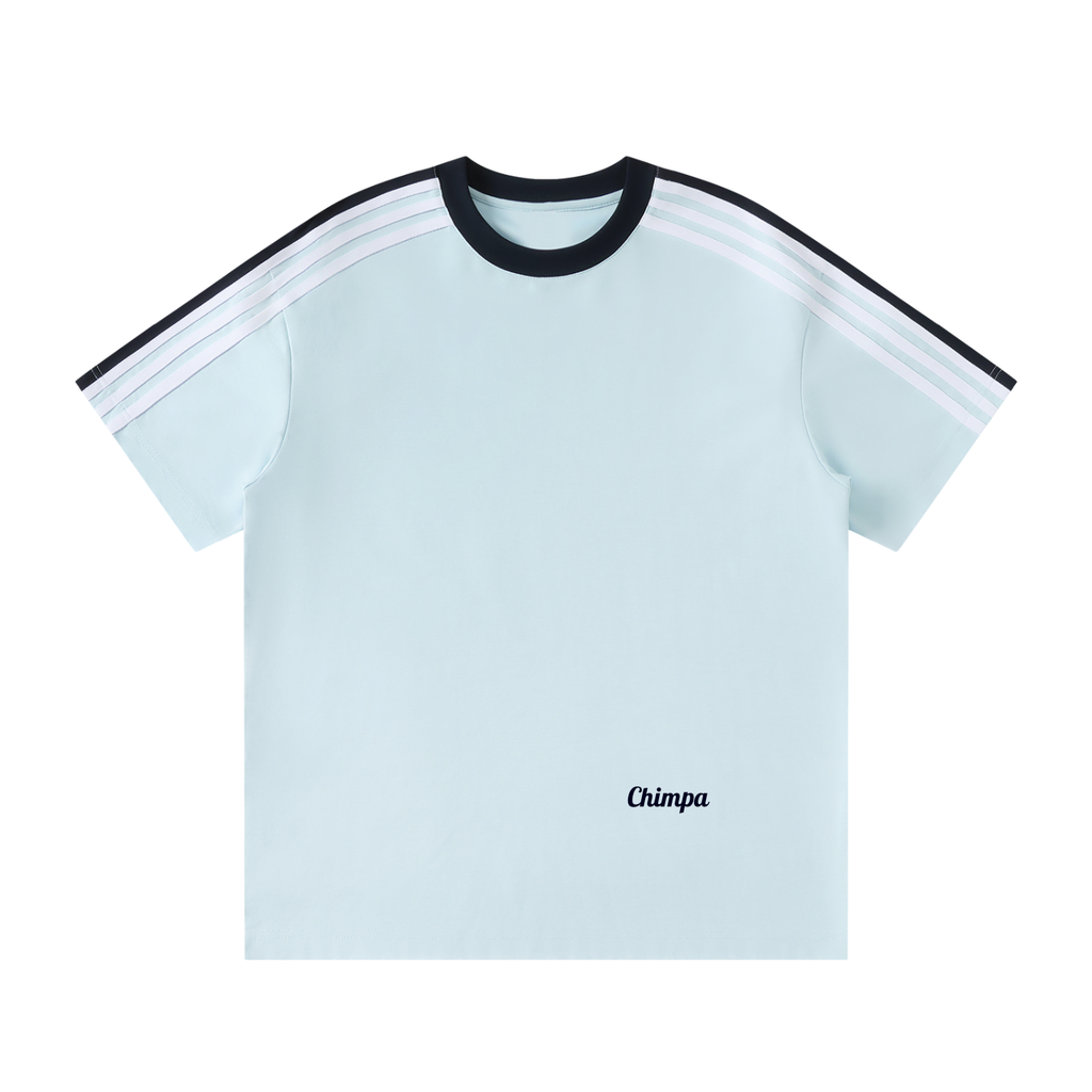 Unisex Colorblock Striped T-Shirt