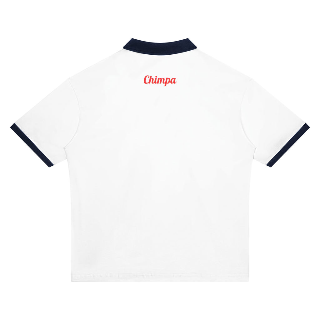 Unisex Color Block Polo Shirt