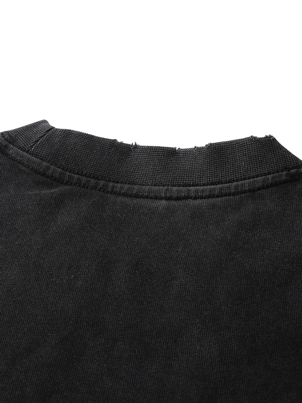 Heavyweight Vintage Washed Frayed T-Shirt