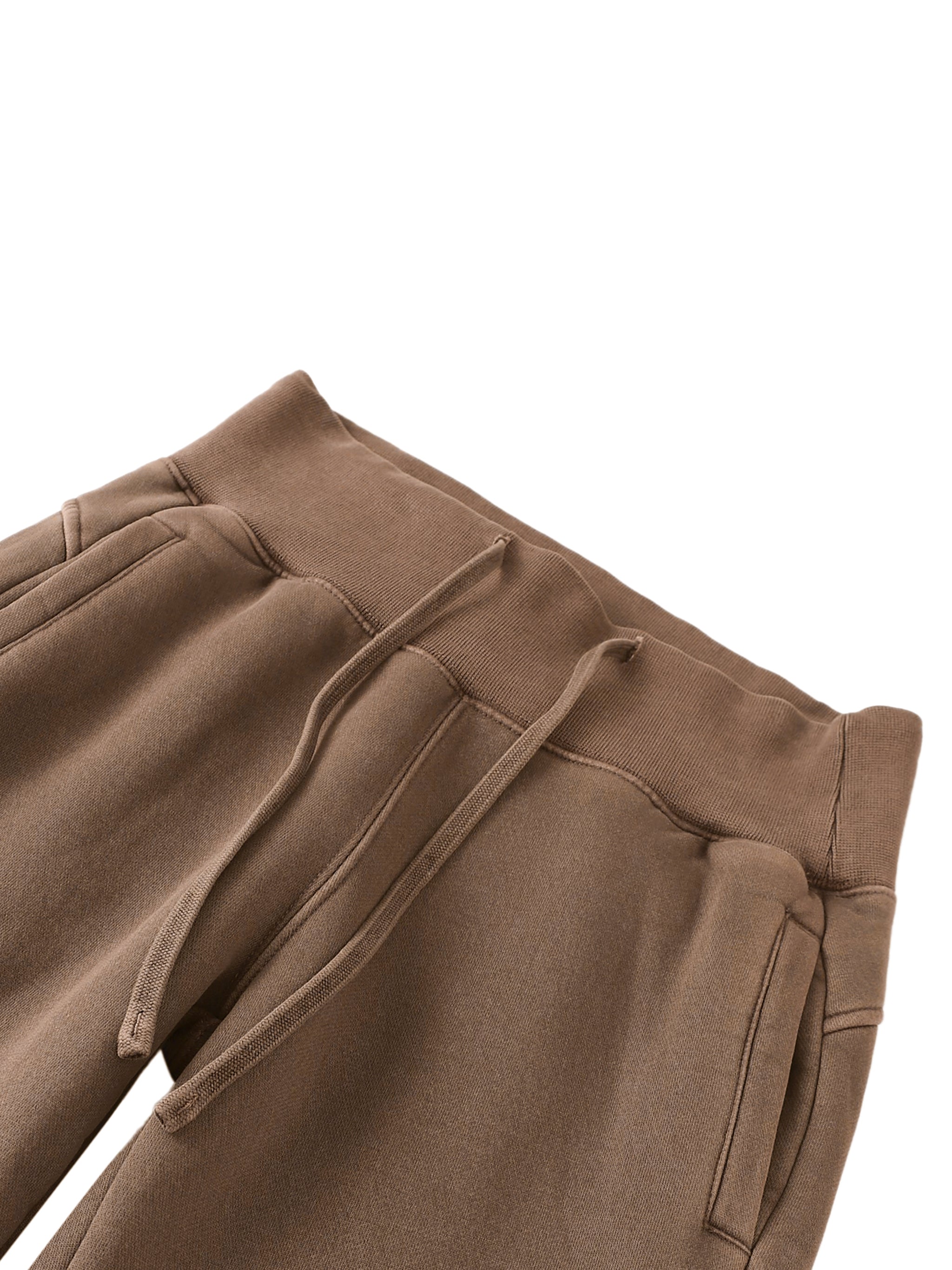 Vintage Washed Flared Fleece Pants