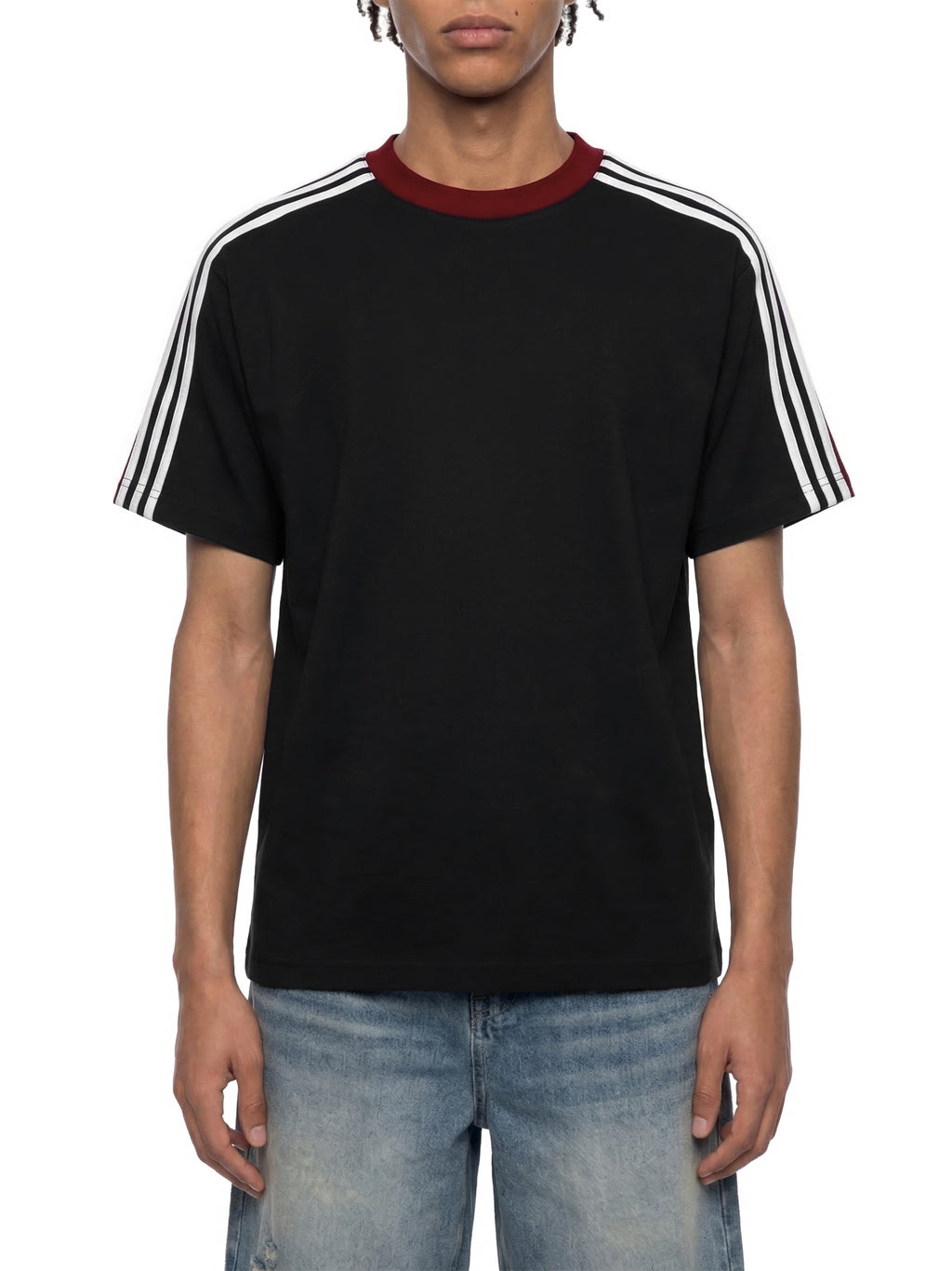 Unisex Colorblock Striped T-Shirt