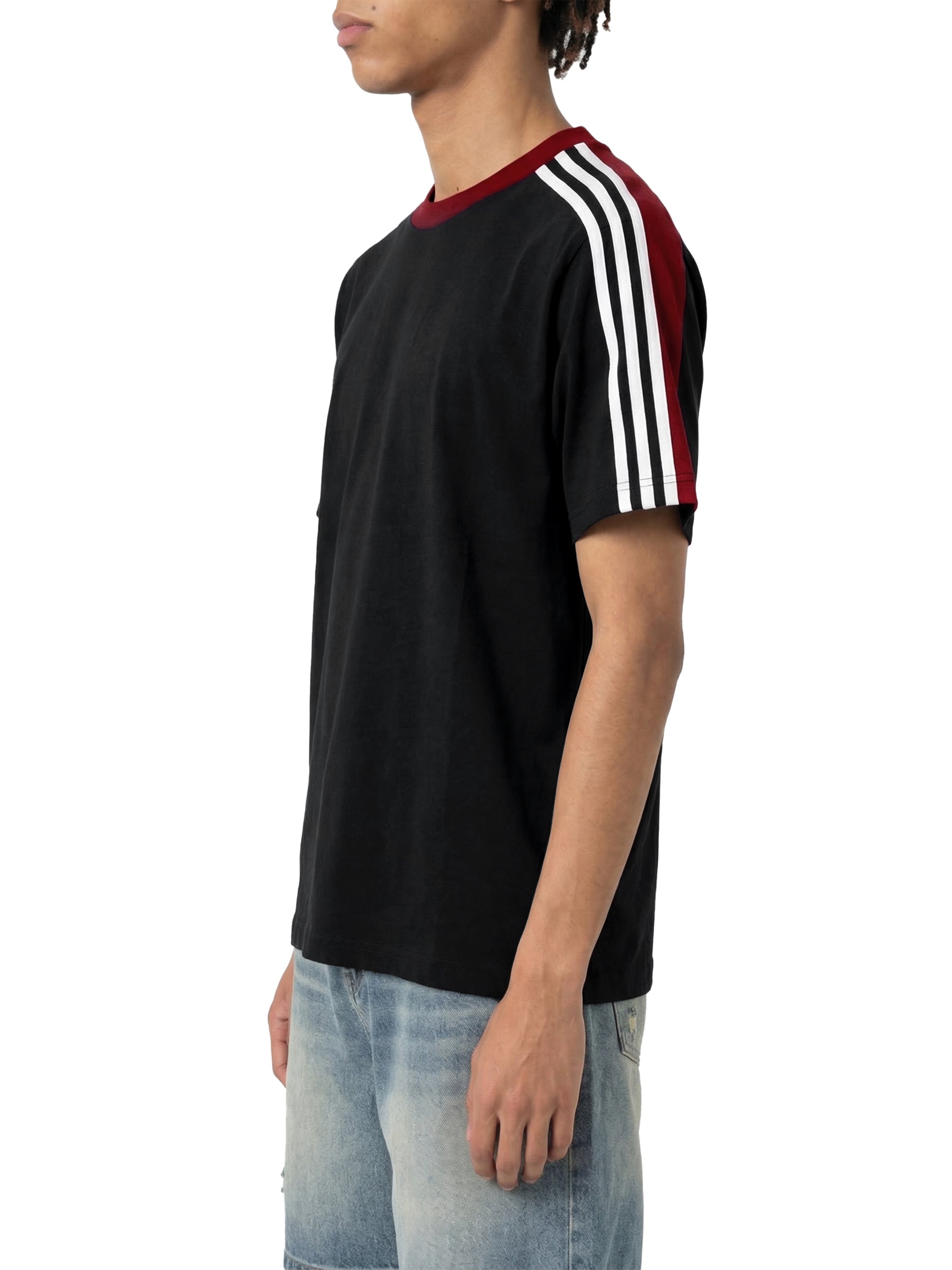 Unisex Colorblock Striped T-Shirt