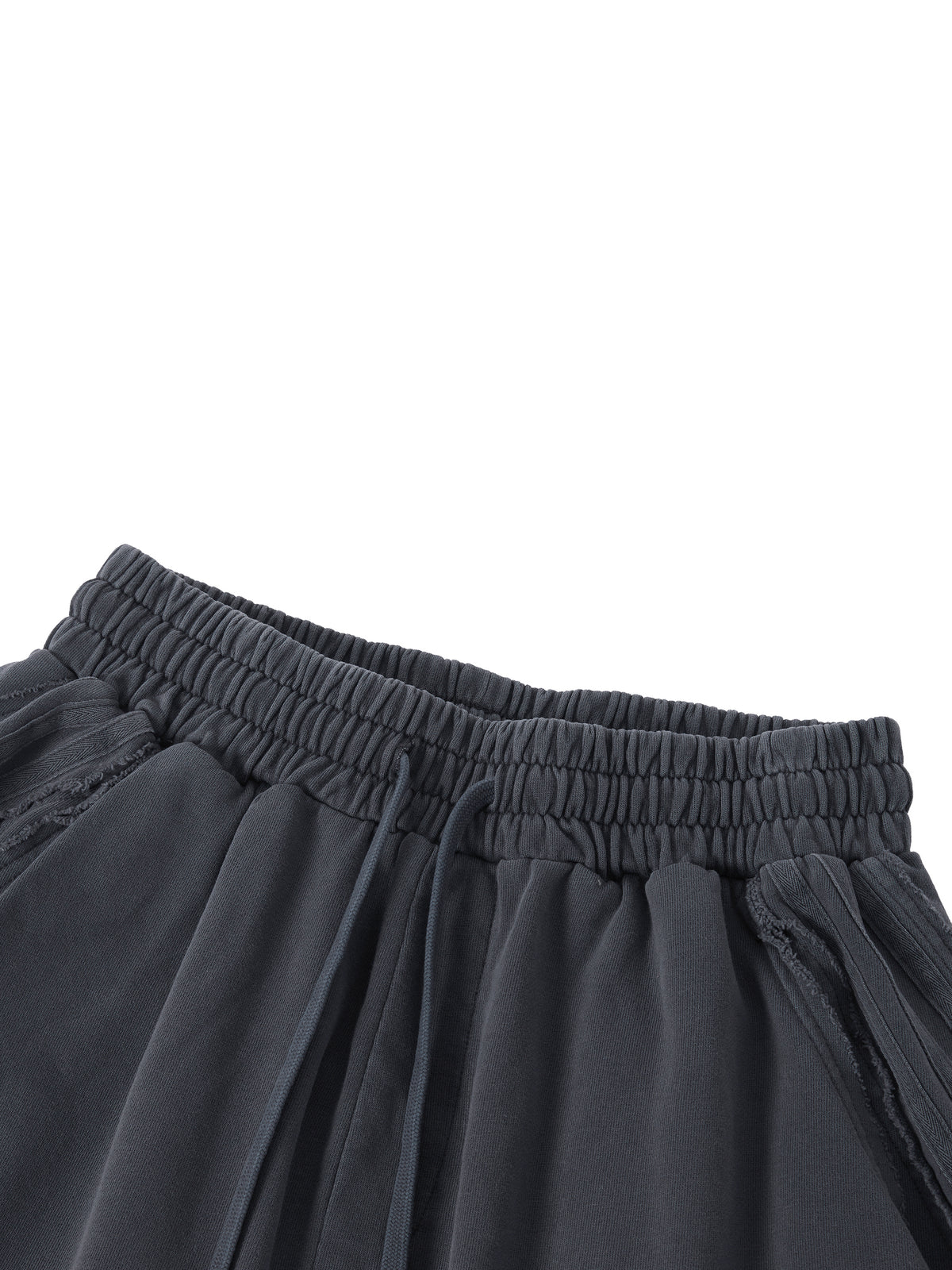 Unisex Vintage Wash Raw Edge Shorts