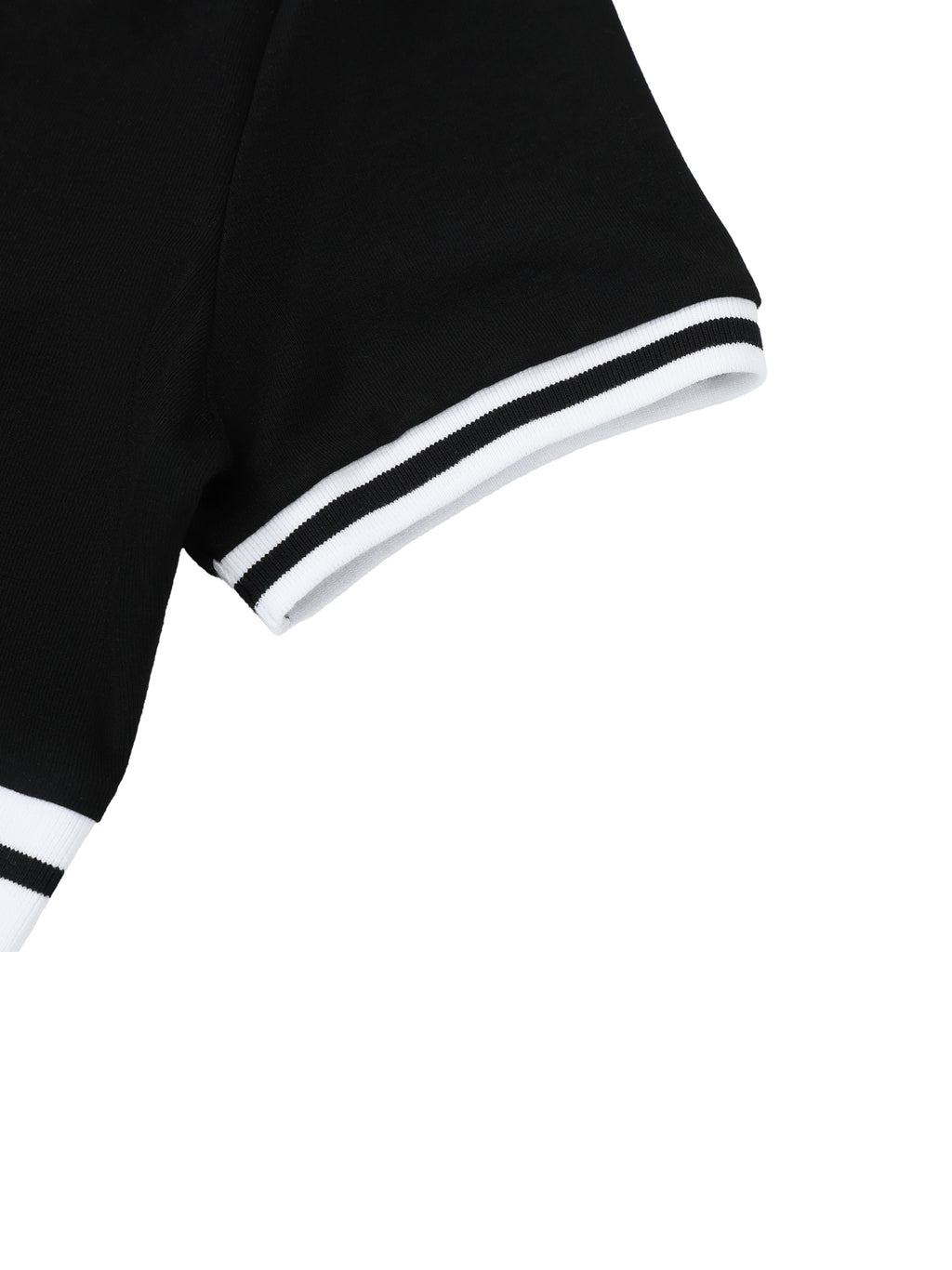 Women's Color Block V-Neck Crop T-Shirt