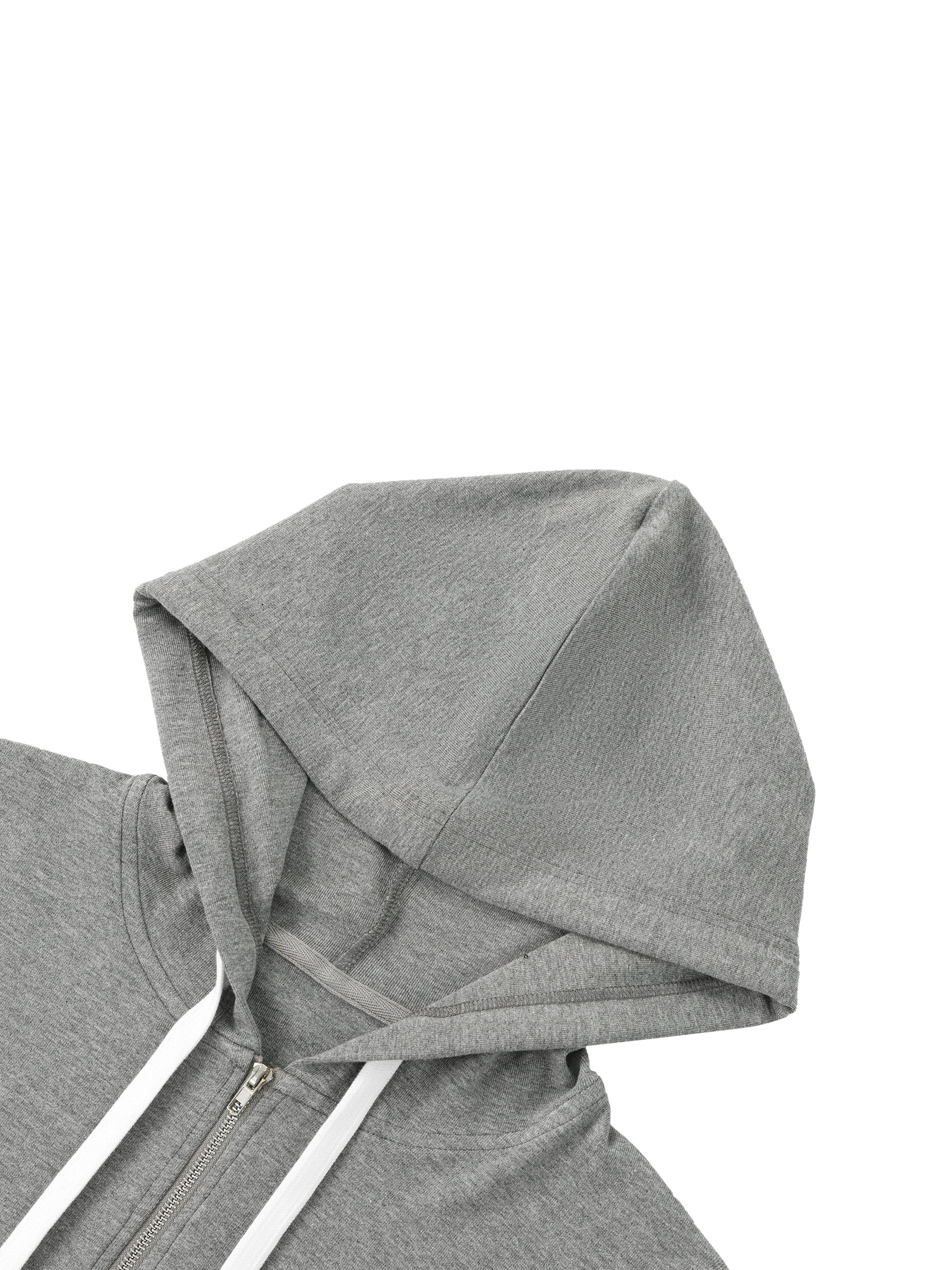 Women's Slim Cropped Full Zip Hoodie