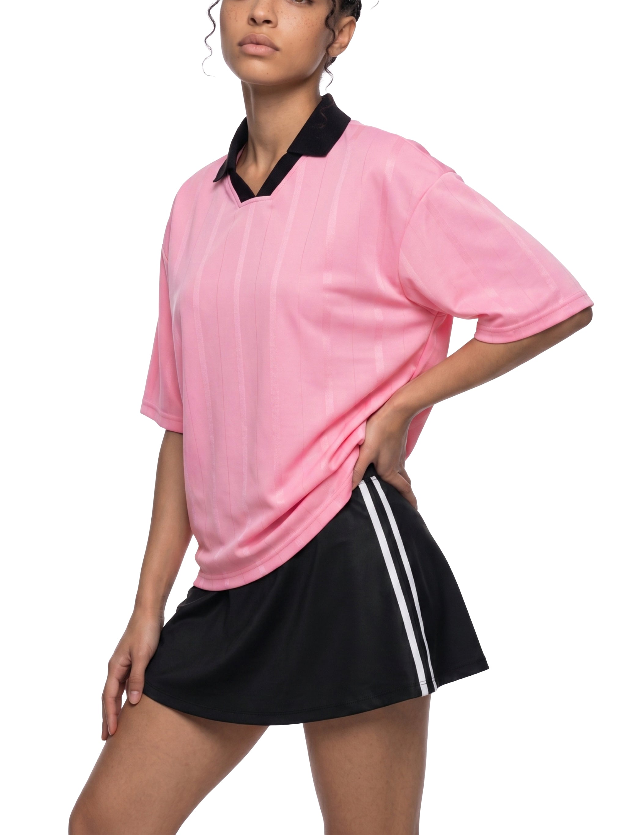 Unisex Striped Boxy Soccer Jersey