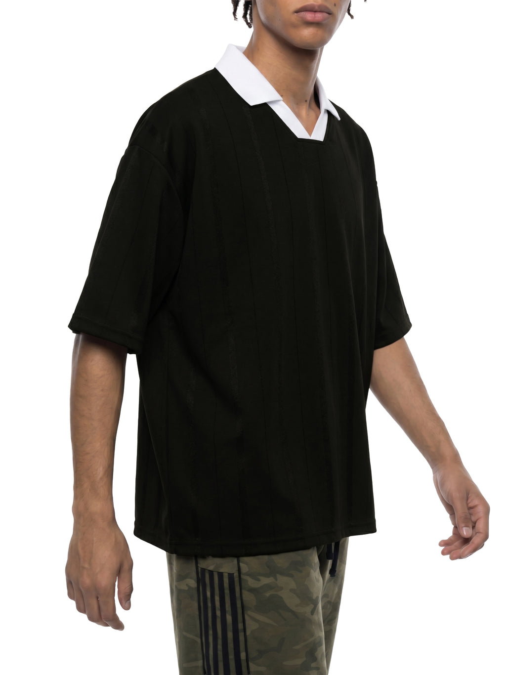 Unisex Striped Boxy Soccer Jersey