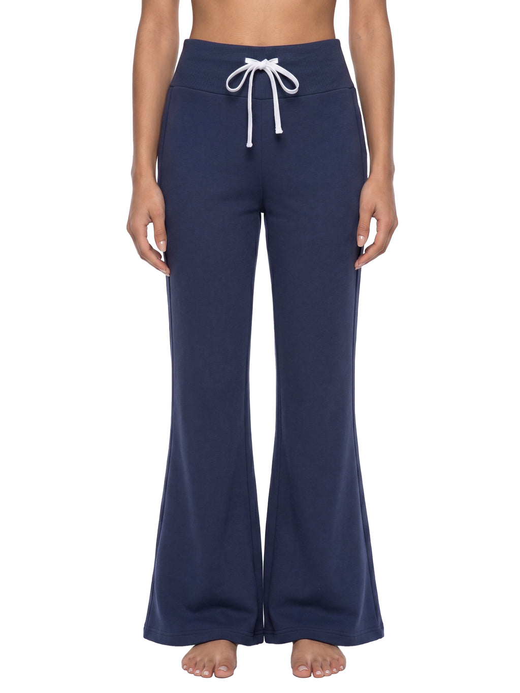 Women's Drawstring Flared Leg Pants