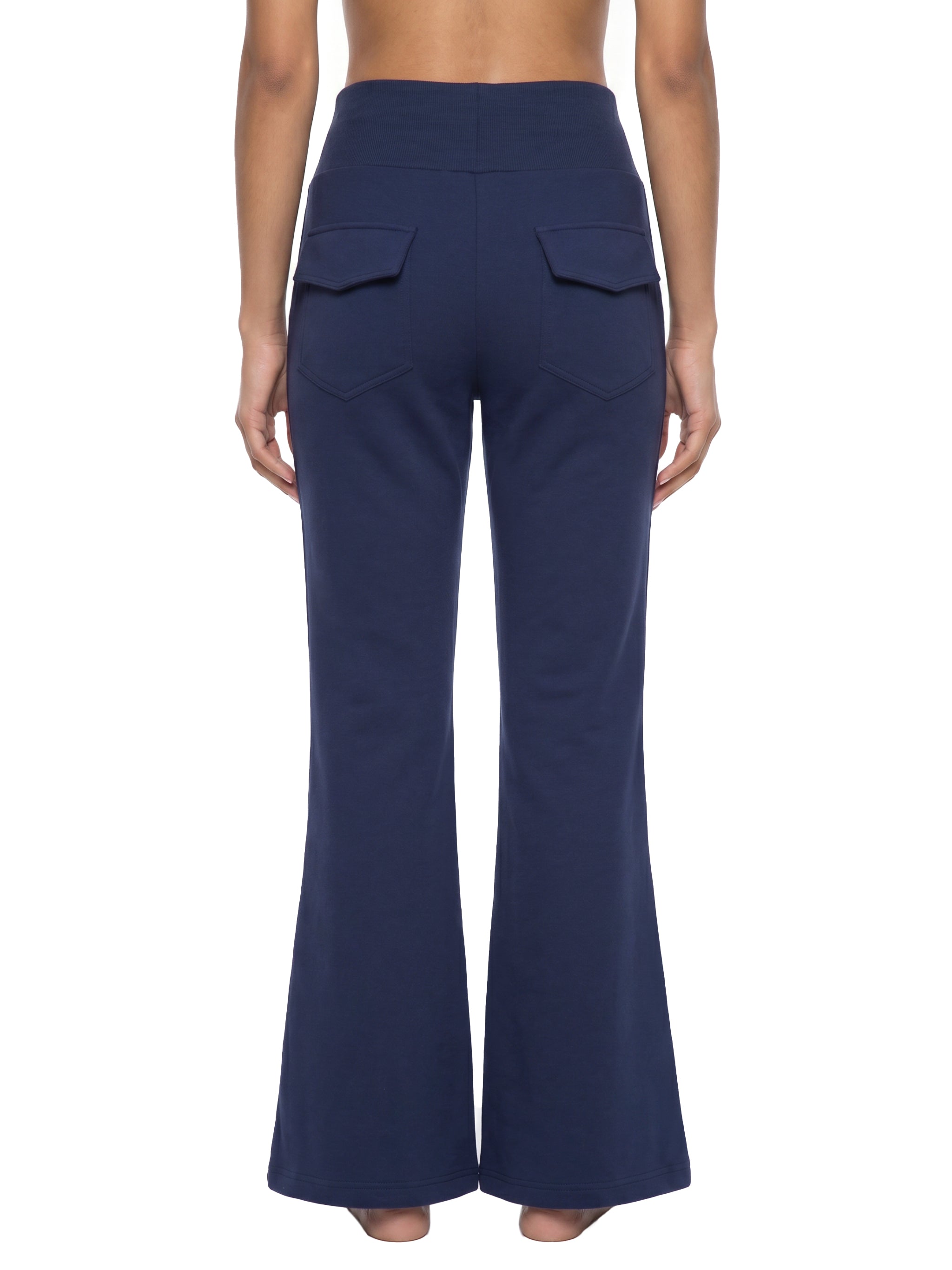Women's Drawstring Flared Leg Pants