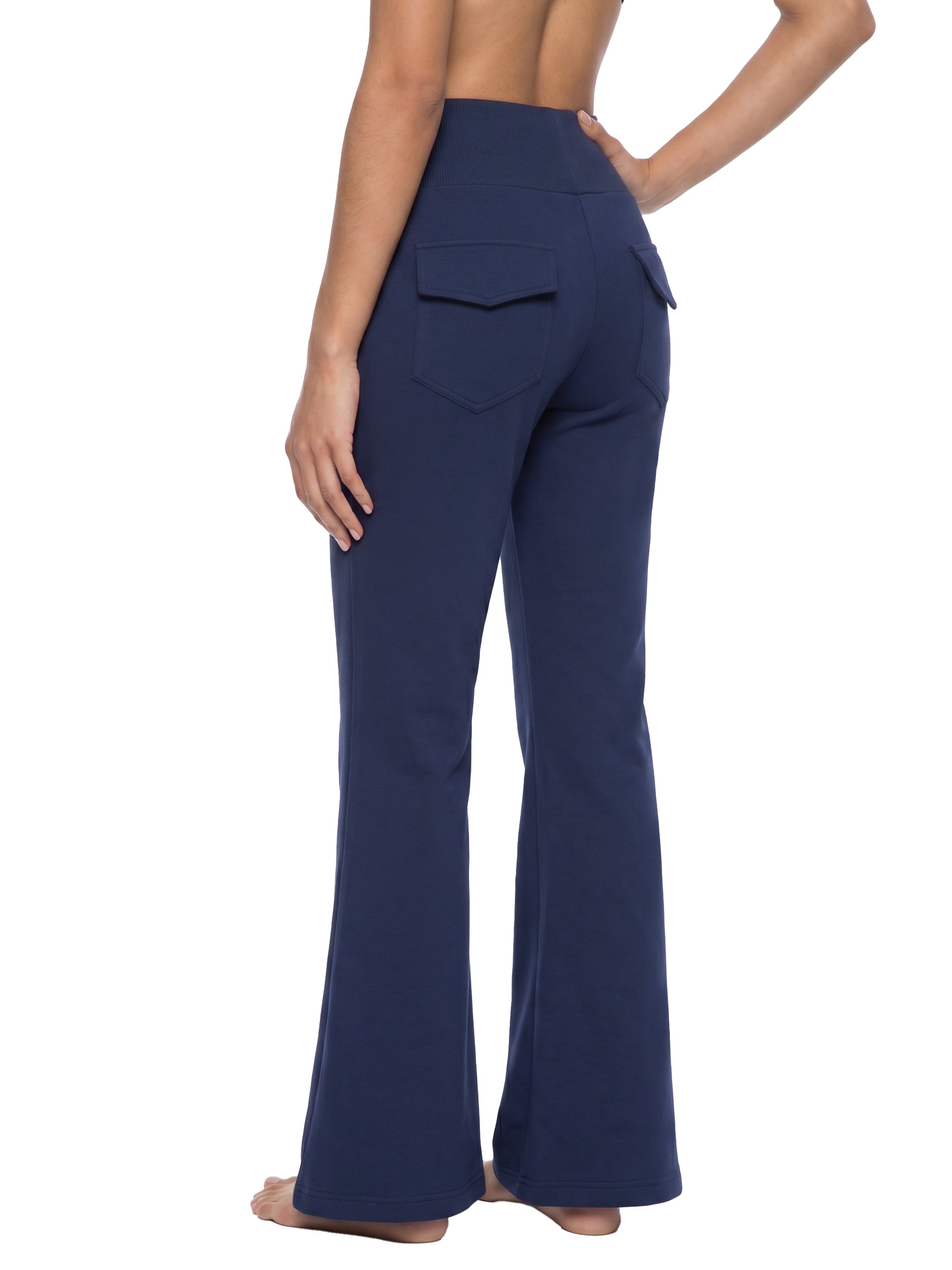 Women's Drawstring Flared Leg Pants