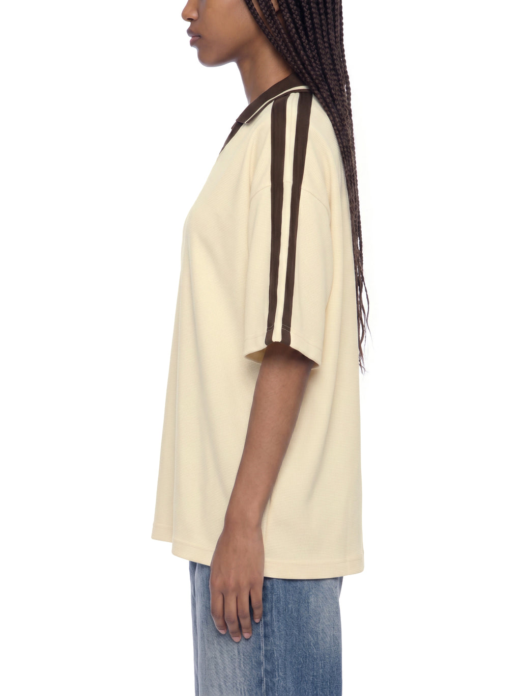 Unisex Color Block Polo Shirt