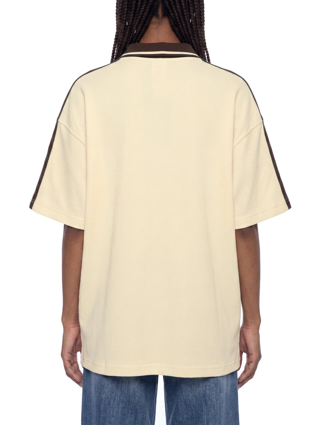 Unisex Color Block Polo Shirt